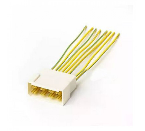 Колодка 8 контакт 6,3м с проводами