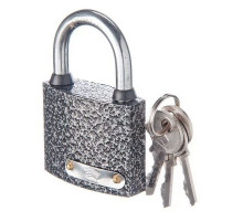 Замок навесной влагонепроницаемый металл. 50мм ЕРМАК