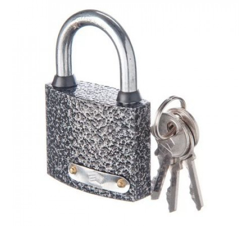 Замок навесной влагонепроницаемый металл. 75мм ЕРМАК