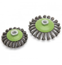 Щетка метал. для УШМ конусная крученая с резьбой М14 125 мм ДТ