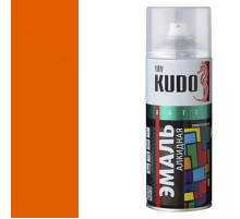 Краска универсальная Оранжевая KUDO аэрозоль 520мл