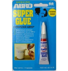 Супер клей 3г.ABRO Китай