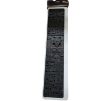 Рамка под номер ZIZAY без надписи белая комплект 2штуки