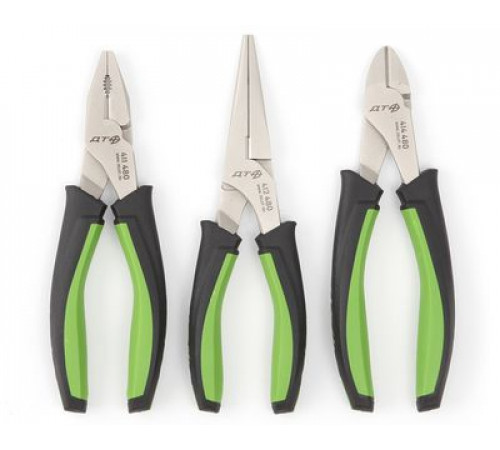 Набор шарнирно-губцевого инструмента 180 мм, 3 предмета ДТ