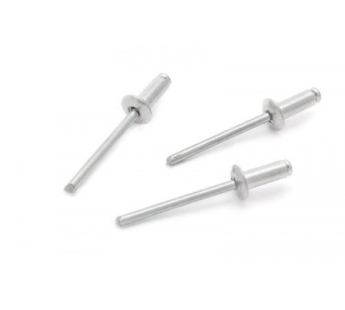 Заклепки вытяжные стальные Ø4,0×6 мм (50 шт в пакете) ДТ