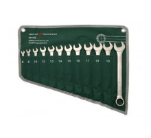 Набор ключей комб. 12 шт.(6,8,10,12,13,14,15,16,17,18,19, 22 мм) (ЕВРО) планшет тетрон. ДТ