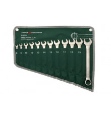 Набор ключей комб. 12 шт.(6,8,10,12,13,14,15,16,17,18,19, 22 мм) (ЕВРО) планшет тетрон. ДТ