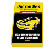 Губка с замшей комбинированная CHAMOIS SPONGE  DoctorWax