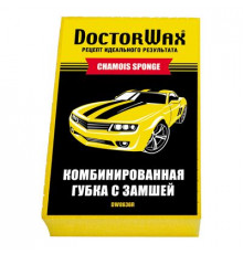 Губка с замшей комбинированная CHAMOIS SPONGE  DoctorWax