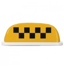 Знак ТАКСИ малый оранжевый на 4х магнитах