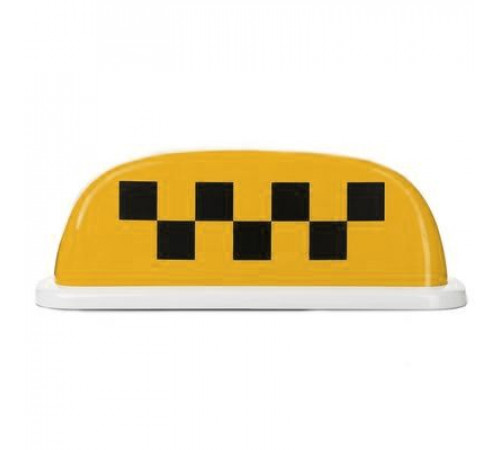 Знак ТАКСИ малый оранжевый на 4х магнитах