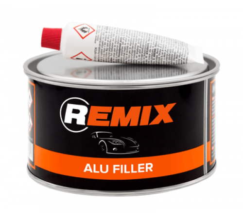 Шпатлевка REMIX с алюминиевым наполнителем 2К 0,9 кг