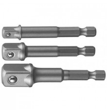 Набор адаптеров для механизированного инструмента, 3 предмета. / OMBRA