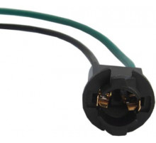 Колодка лампы W3W, W5W, W16W (2 контакта, гнездовая,  4 фиксатора, провода) ДИАЛУЧ SQ-167 КЛД008