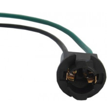 Колодка лампы W3W, W5W, W16W (2 контакта, гнездовая,  4 фиксатора, провода) ДИАЛУЧ SQ-167 КЛД008