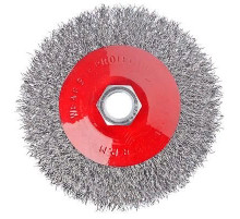 Щетка метал. для УШМ тарелка 100мм М14  ЕРМАК