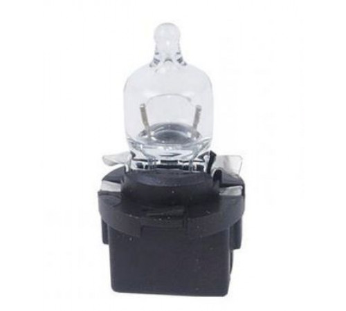 Лампа W5W 12V B10d (черный патрон) ЛЧ219-Ч