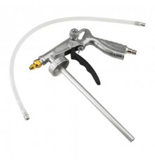 Пистолет для антигравийных и антикоррозийных составов с гибким и прямым соплом + регулятор давления