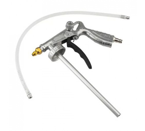 Пистолет для антигравийных и антикоррозийных составов с гибким и прямым соплом + регулятор давления