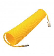 Шланг спиральный для компрессора, с быстросъемным соединением, 15м KRANZ