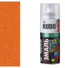 Краска универсальная оранжевая металлик KUDO аэрозоль 520мл