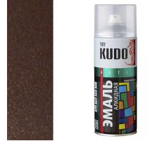 Краска универсальная шоколад металлик KUDO аэрозоль 520мл