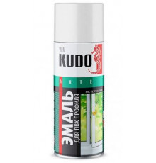 Краска для пвх профиля белая KUDO аэрозоль 520мл