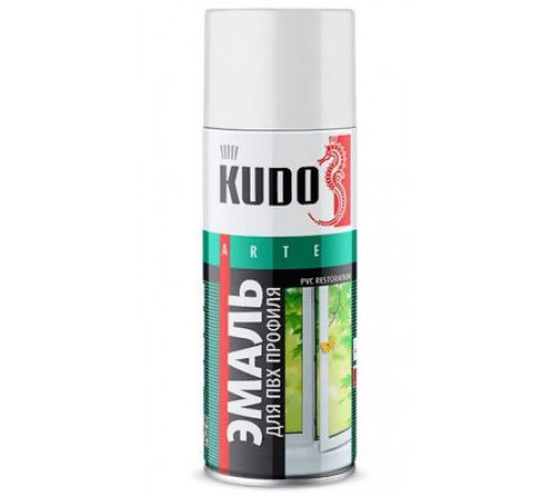 Краска для пвх профиля белая KUDO аэрозоль 520мл