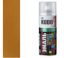 Краска универсальная вечное золото KUDO аэрозоль 520мл
