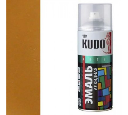 Краска универсальная вечное золото KUDO аэрозоль 520мл