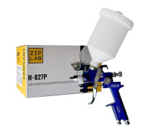Краскопульт ZIP LAB H827P, 1.4 mm, пластиковый бачок 10100