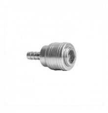 Муфта быстросъемная с клапаном ESH20, тип елочка, под шланг D8 мм, ''мама'' ZIP LAB 40100