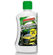 Полироль кузова для покрытий типа металлик с тефлоном 250мл RW