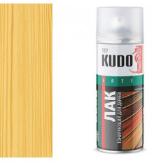 Лак тонирующий KUDO Сосна, для дерева, акриловый, аэрозоль, 520 мл