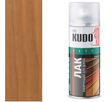 Лак тонирующий KUDO Орех, для дерева, акриловый, аэрозоль, 520 мл