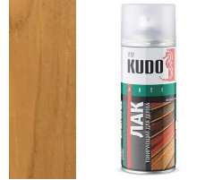 Лак тонирующий KUDO Дуб, для дерева, акриловый, аэрозоль, 520 мл