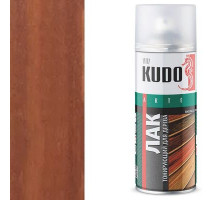 Лак тонирующий KUDO Махагон, для дерева, акриловый, аэрозоль, 520 мл