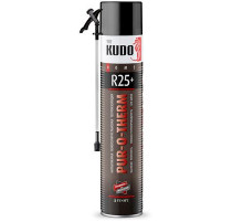 Теплоизоляция напыляемая пенополиуретановая бесшовная KUDO PUR-O-THERM R25+, 1000 мл