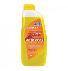 Антифриз, готовый к применению, желтый, -65С, 1 кг, G-12++ AGA-Z65 PREMIX ЧЗ