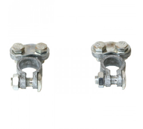 Клеммы АКБ свинец с зажимом ЗавоДила к-т TOPAUTO