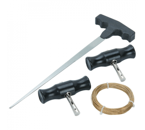 Набор для демонтажа стекол (шило,держатели, струна) VOLVEX