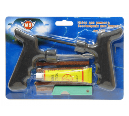 Набор для ремонта б/к шин 9 предм. усиленный М5