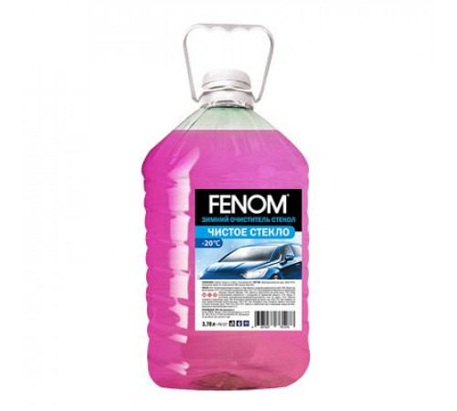 Жидкость в бачок омывателя -20C "Чистое стекло" 3,78л FENOM ЧЗ