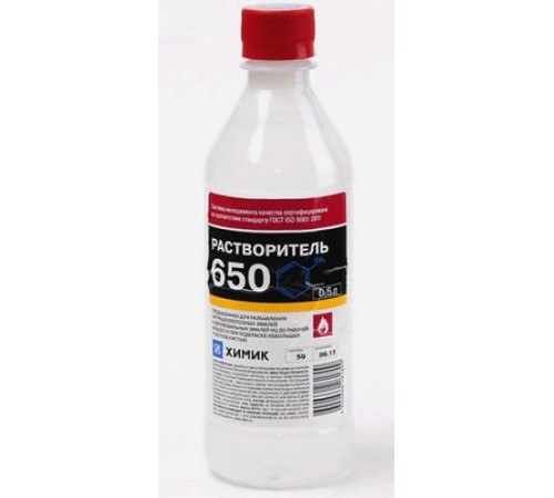 Растворитель 650 0,5л Химик