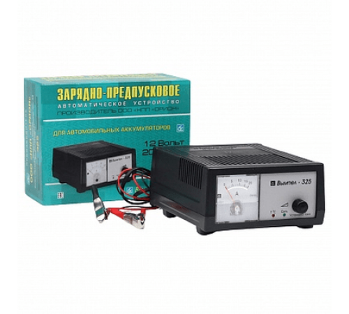 Зарядное устройство для АКБ Вымпел -325 предпусковое (автомат,0-20А,14.8 В,стрелочный амперметр)