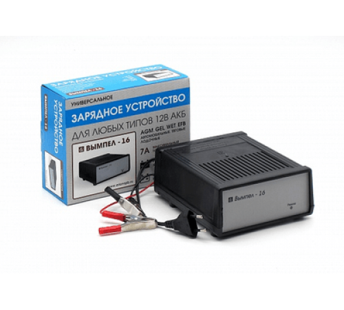 Зарядное устройство для АКБ Вымпел-16 (универсальное, AGM, GEL, WET, EFB, 7А, 12В)