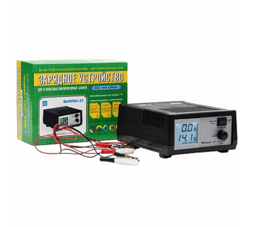 Зарядное устройство для АКБ Вымпел-27 (автомат,0-7А, 14.2/14.8/18В, ЖК индикатор)