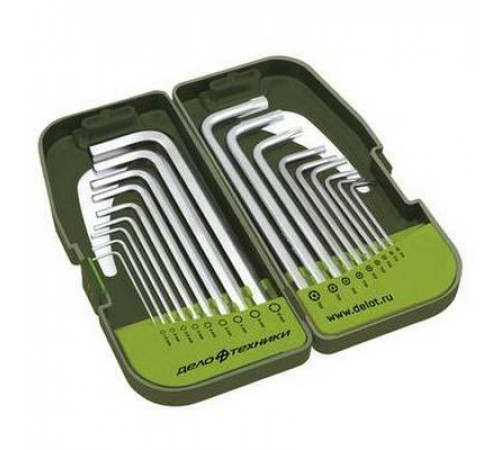 Набор ключей Шестигранных (1.5,2,2.5,3,4,5,6,8,10 мм) и TORX(T10,T15,T20,T25,T27,T30,T40,T45,T50) ДТ
