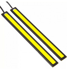 Дневные ходовые огни, LED 28шт, метал. корп., 170мм, 12V, белый, 2шт.NG/Ермак