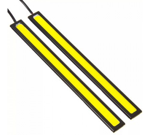 Дневные ходовые огни, LED 28шт, метал. корп., 170мм, 12V, белый, 2шт.NG/Ермак